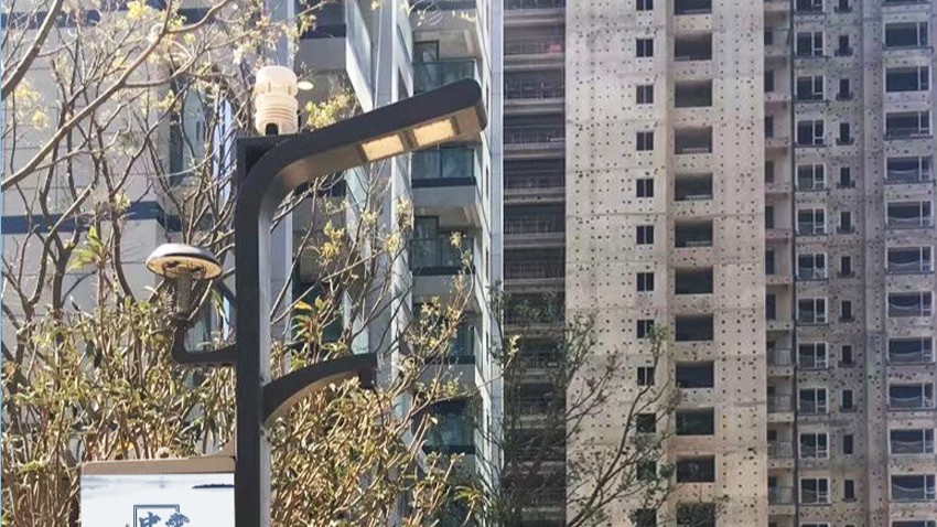 菲尼特智慧路燈推進昆明某小區邁向智能化