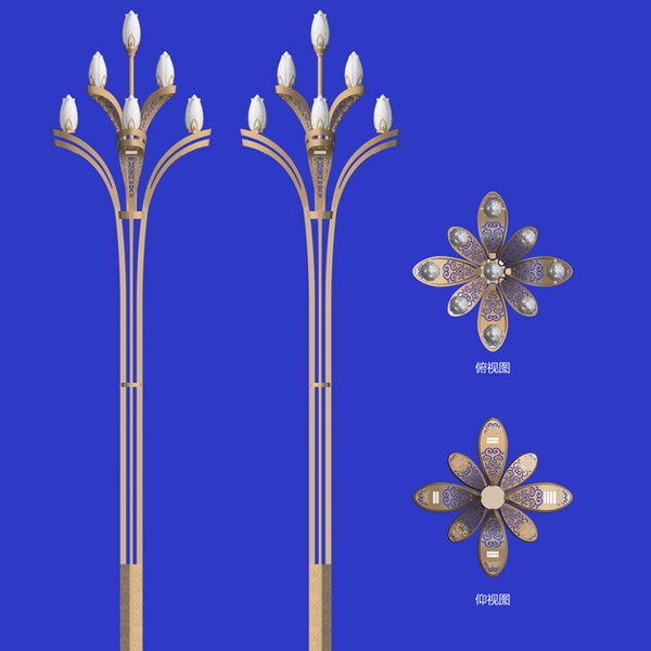 九火玉蘭智慧景觀燈