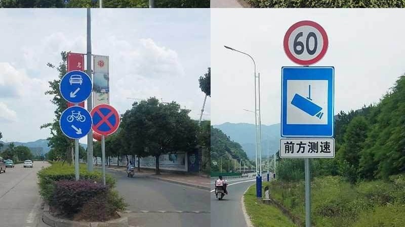 四川指示牌立桿廠家在哪