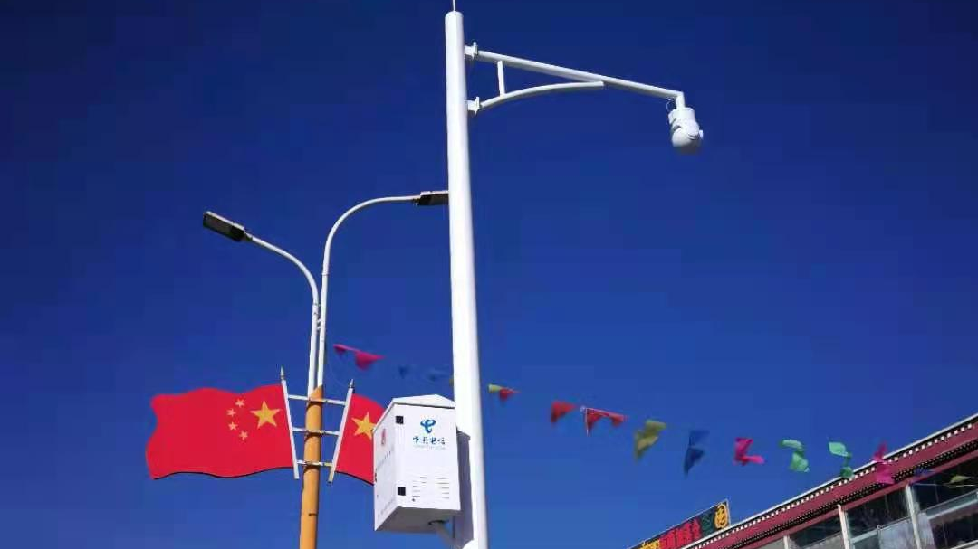 菲尼特智能監控桿推進拉薩“新型智慧城市”建設